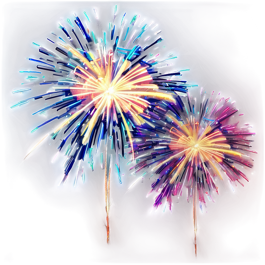 Night Sky Fireworks Png 73 PNG image