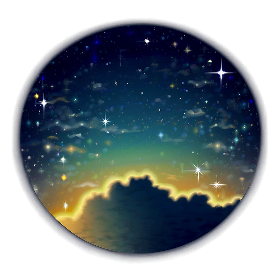 Night Sky Sparkles Png 47 PNG image
