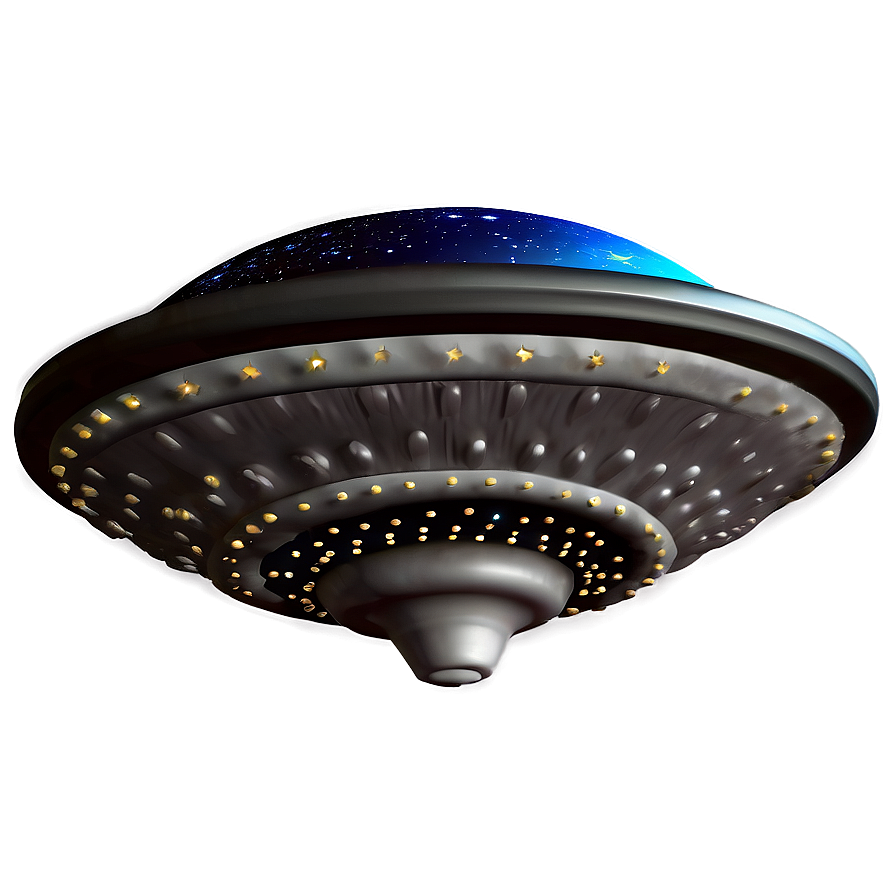 Night Sky Ufo Png 05042024 PNG image