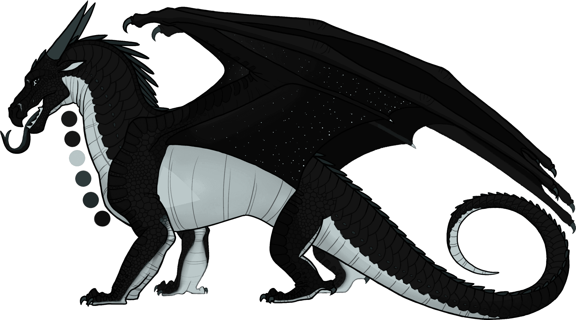 Night Wing Dragon Wings Of Fire PNG image