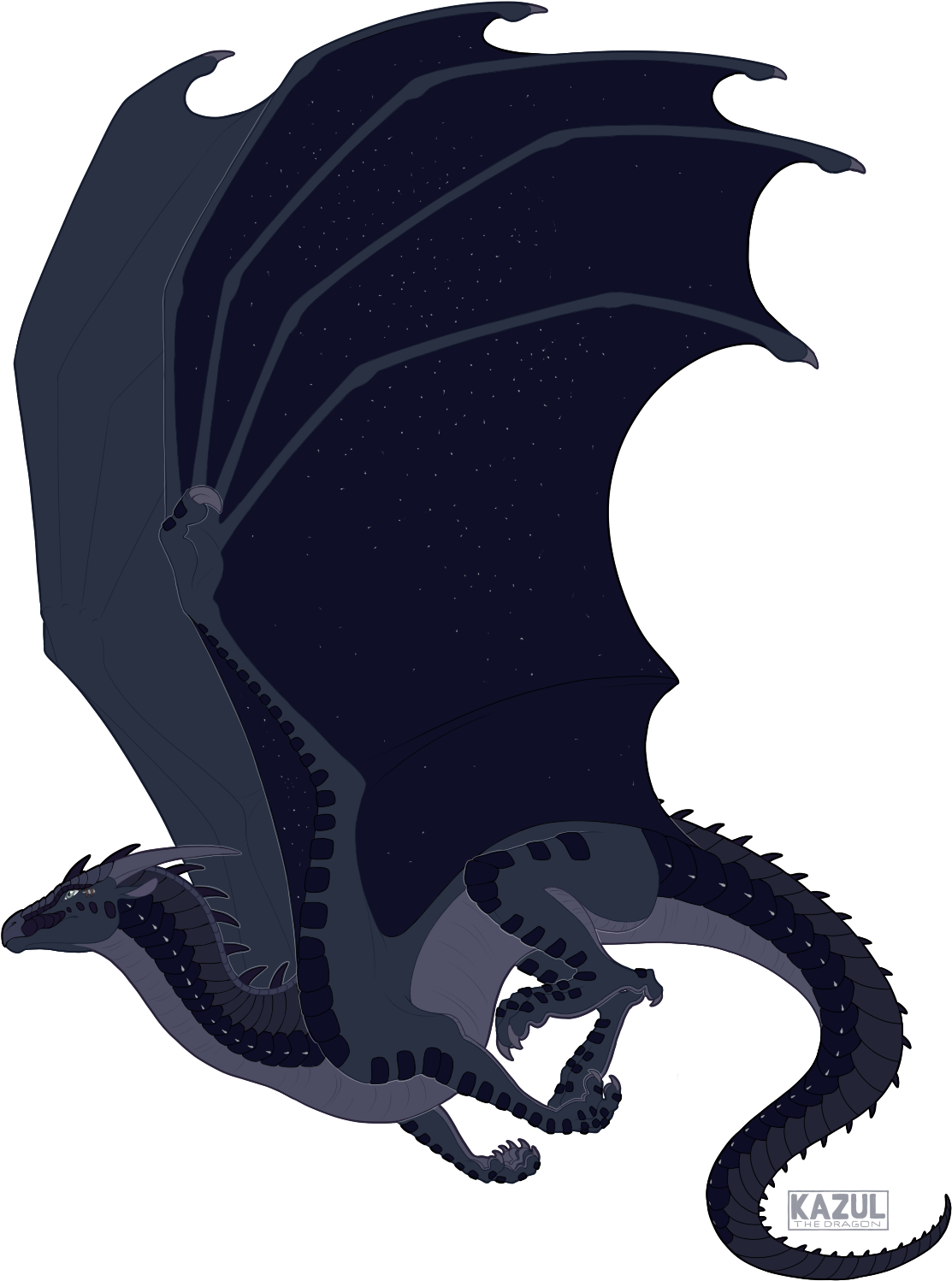 Night Wing Dragon Wingsof Fire PNG image