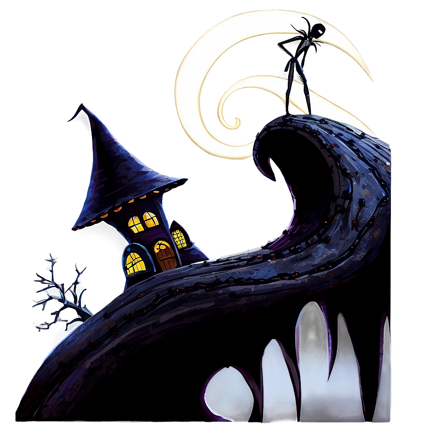 Nightmare Before Christmas Hill Png Sqx6 PNG image