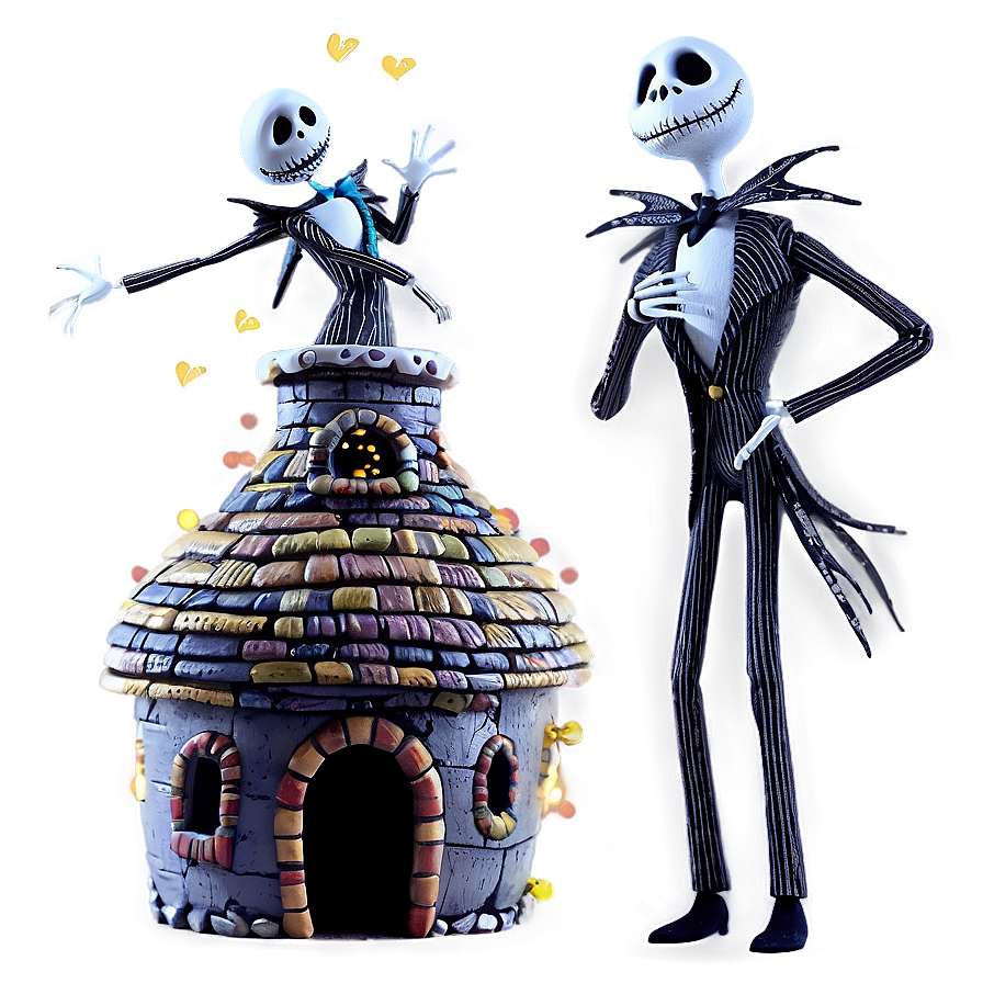 Nightmare Before Christmas Scenes Png 06282024 PNG image