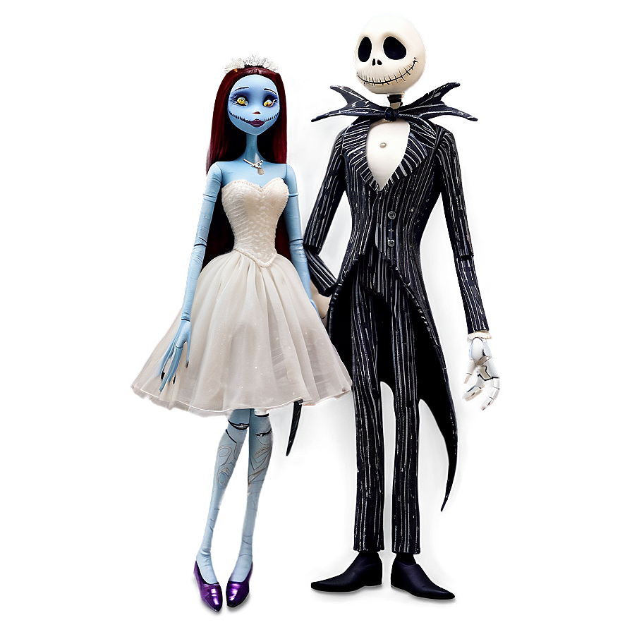 Nightmare Before Christmas Wedding Png 06282024 PNG image