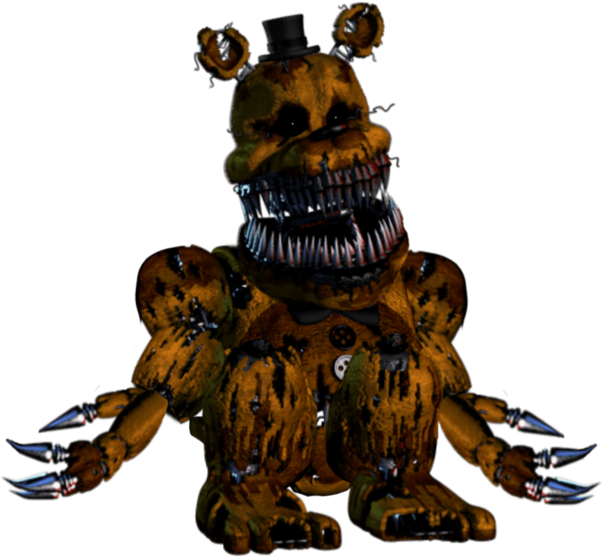 Nightmare_ Freddy_ F N A F_ Character_ Render.png PNG image