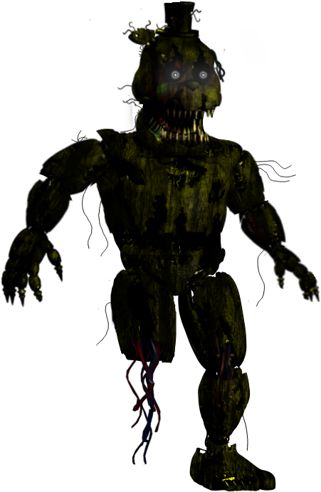 Nightmare Freddy F N A F Character PNG image