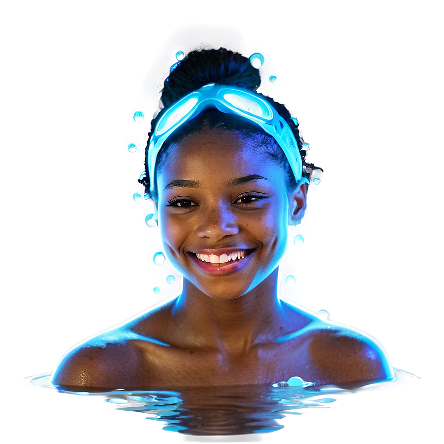 Nighttime Swimming Pool Png 06122024 PNG image