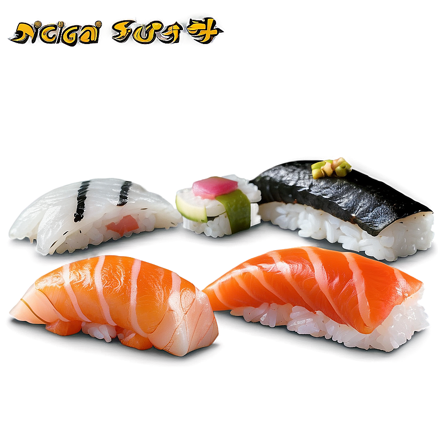 Nigiri Sushi Assortment Png Nhr PNG image