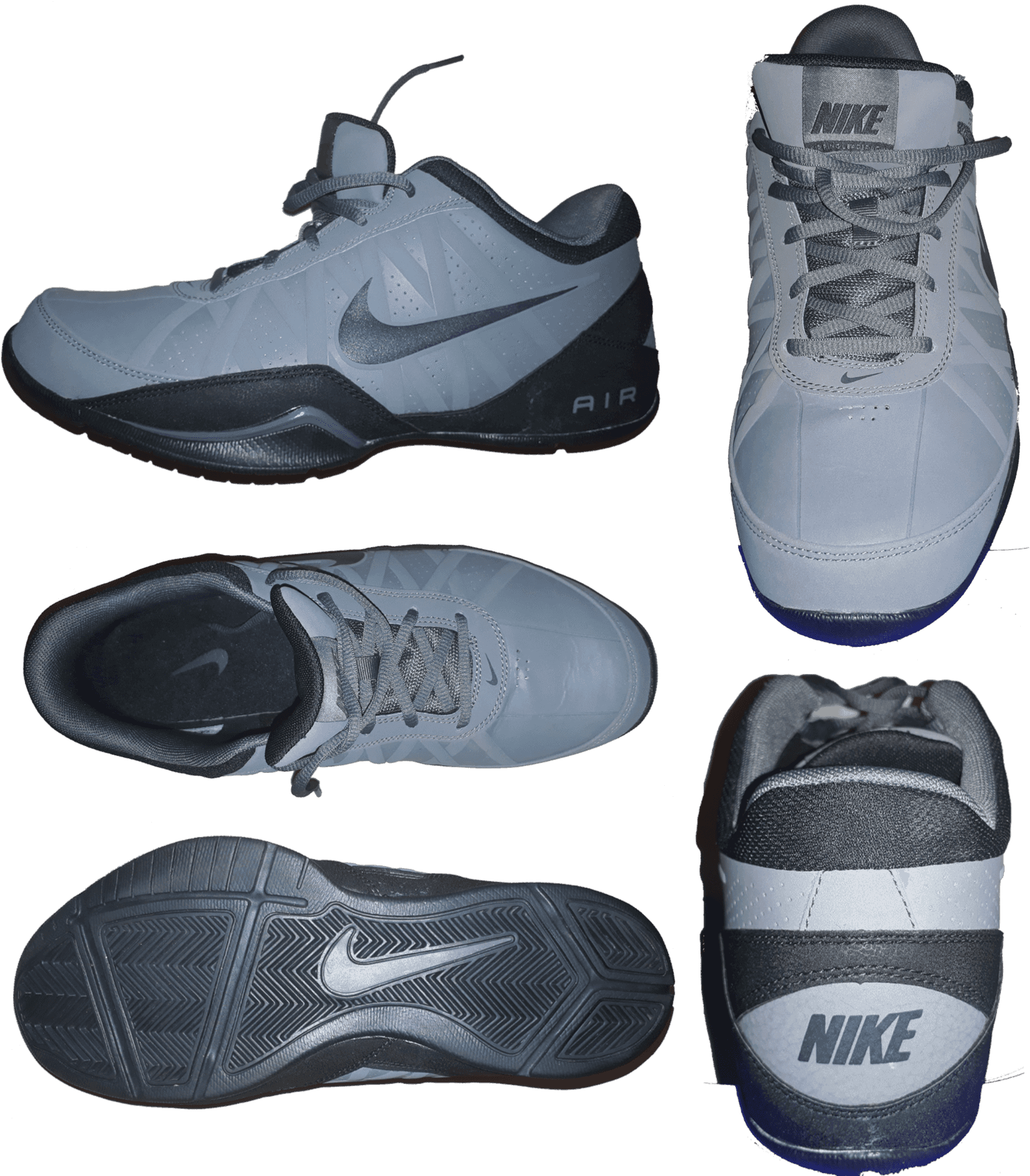 Nike Air Monarch I V Trainers Multiple Views PNG image