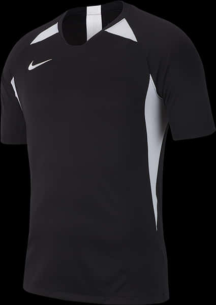 Nike Blackand White Athletic Shirt PNG image