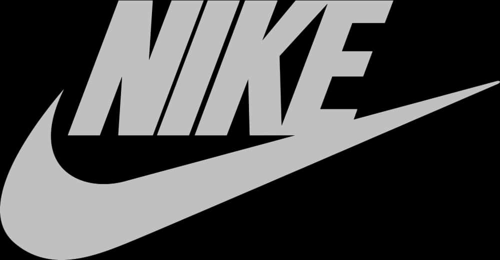 Nike Logo Blackand White PNG image