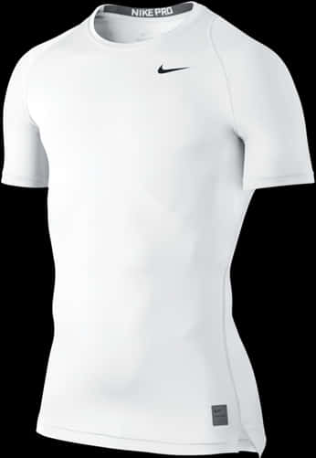 Nike Pro White Compression Shirt PNG image