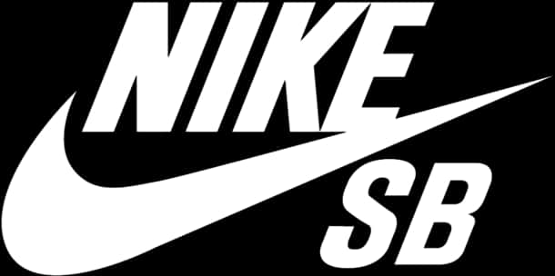 Nike S B Logo Blackand White PNG image