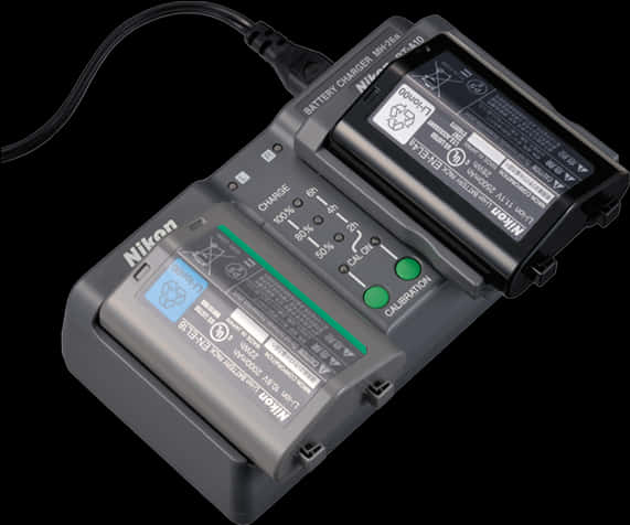 Nikon Battery Chargerwith Battery PNG image