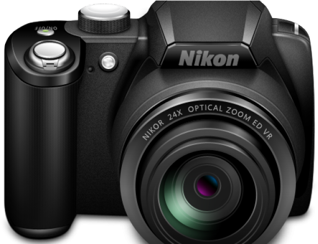 Nikon Camera24x Optical Zoom PNG image