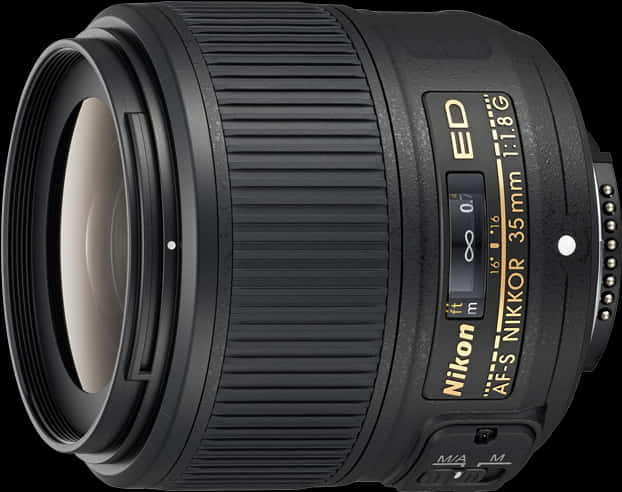 Nikon35mmf1.8 G Lens PNG image