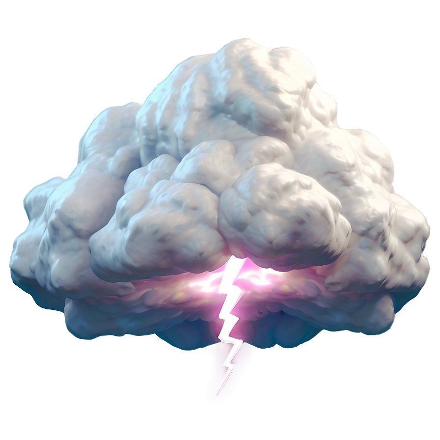 Nimbus Cloud Lightning Png 06292024 PNG image