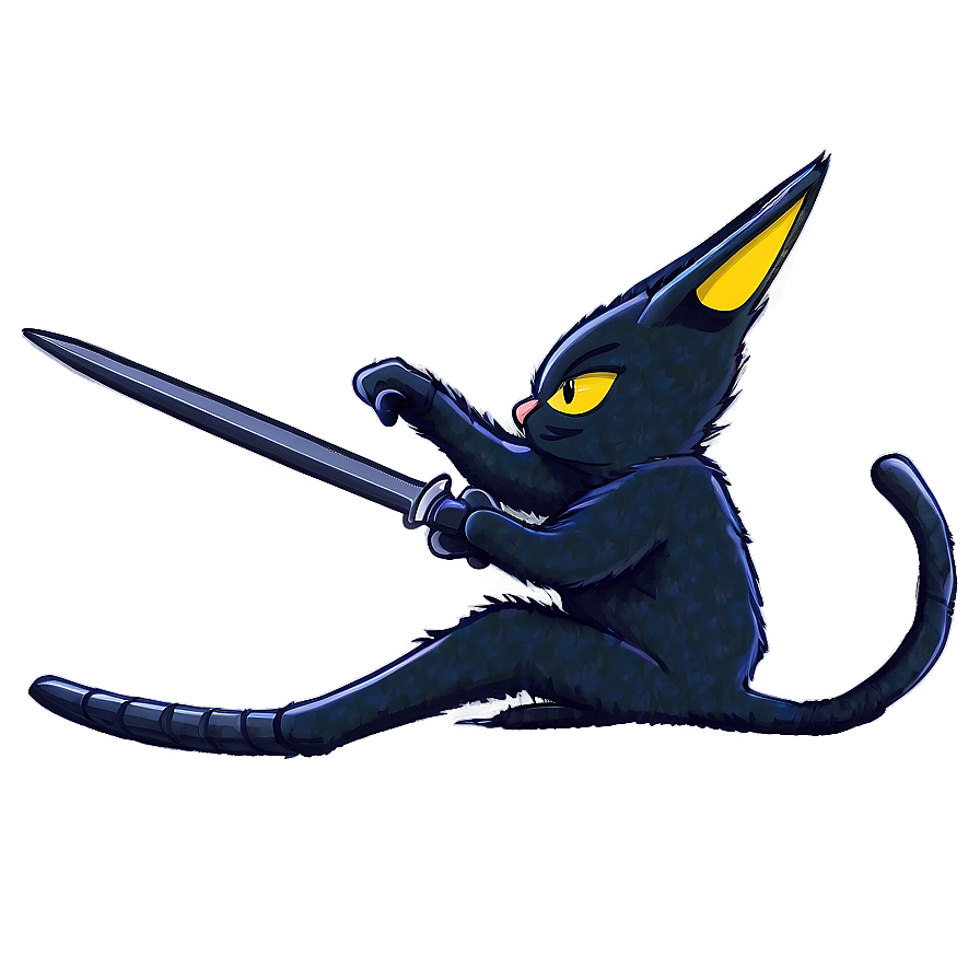 Ninja Cat Stealth Png B PNG image