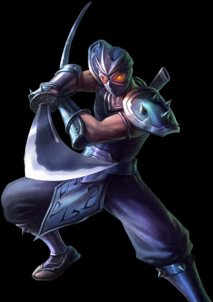 Ninja Champion Leagueof Legends PNG image