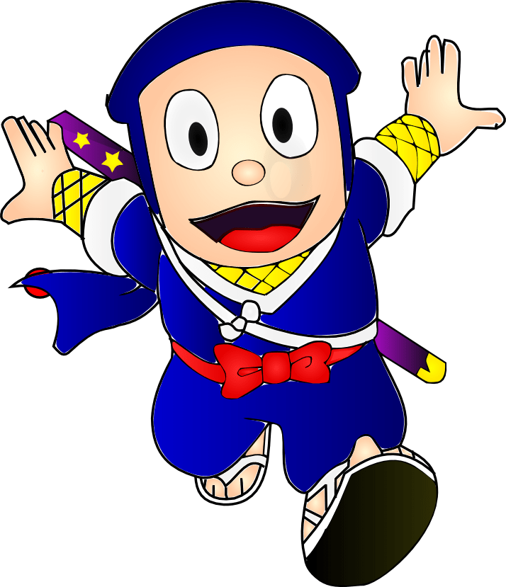 Ninja Hattori Animated Character PNG image