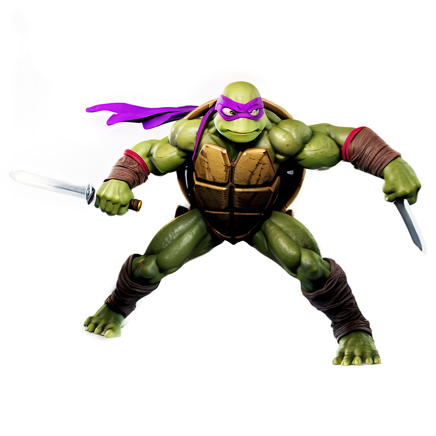 Ninja Turtles Action Pose Png 05252024 PNG image