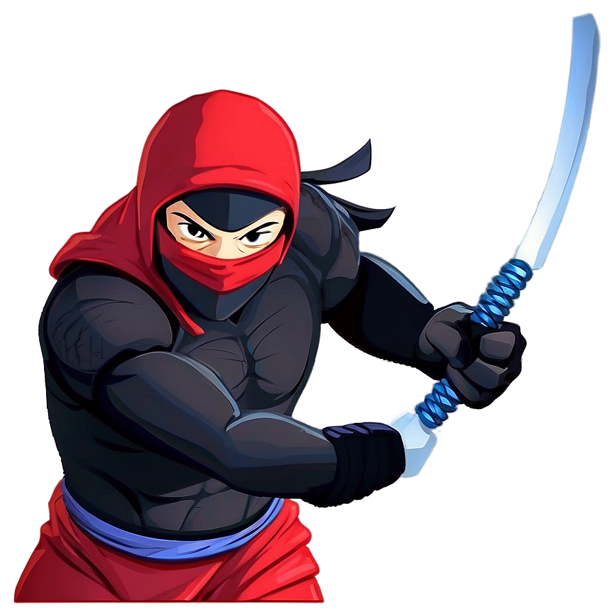 Ninja Warrior Cartoon Character Png 8 PNG image