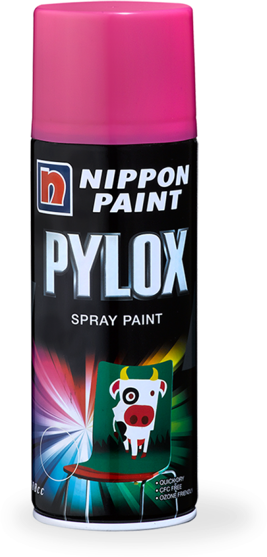 Nippon Pylox Spray Paint Can PNG image
