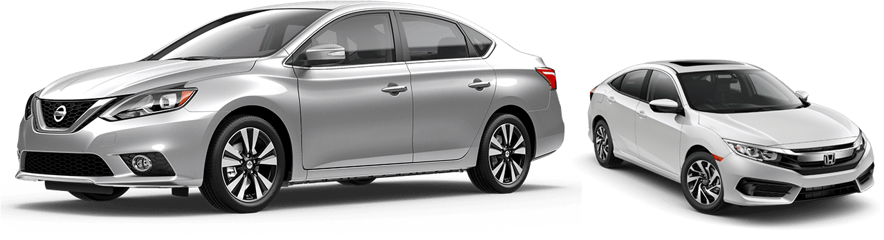 Nissan Sentravs Honda Civic Comparison PNG image