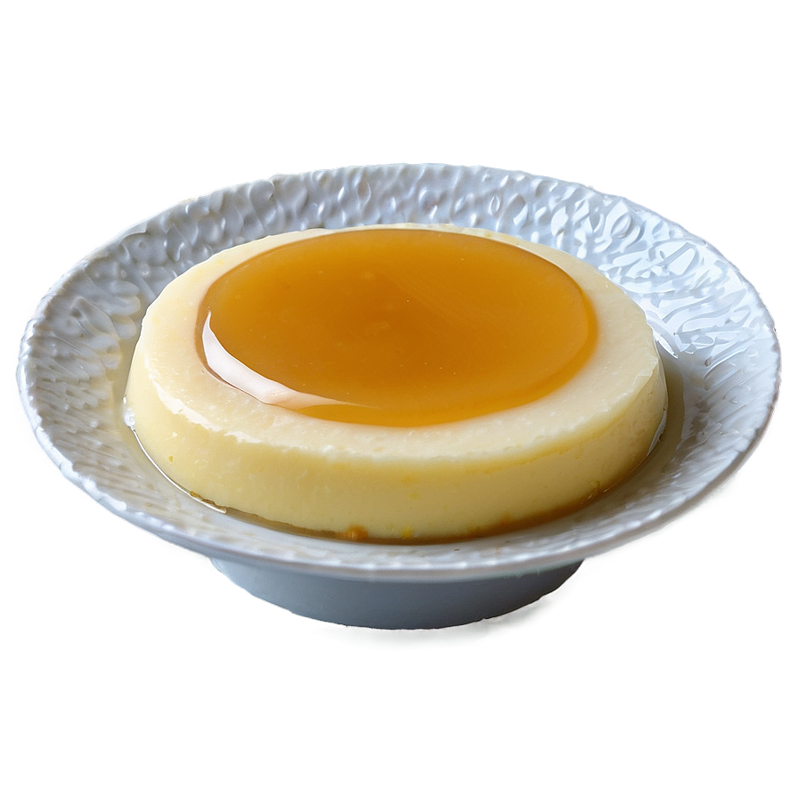 No-bake Flan Making Process Png Oyf PNG image