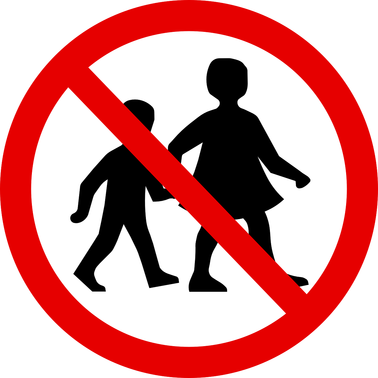 No Children Sign PNG image