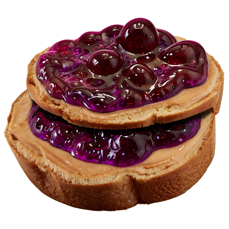 No-crust Peanut Butter And Jelly Png 06282024 PNG image