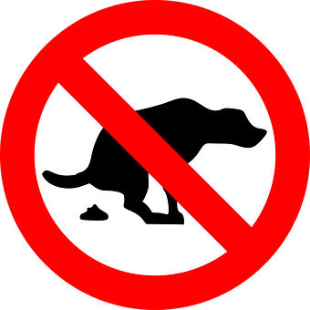 No Dogs Allowed Sign PNG image