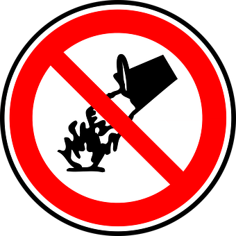 No Flammable Liquids Sign PNG image