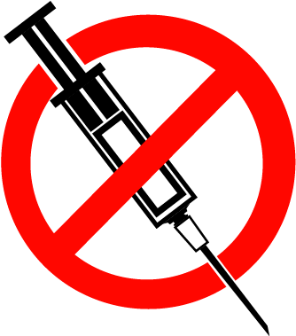 No Injection Sign PNG image