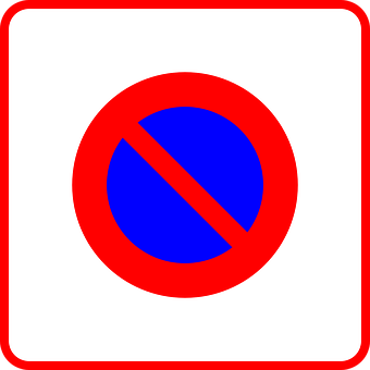 No Parking Sign Graphic PNG image
