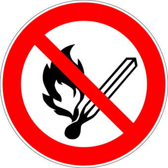 No Sign Redand Black PNG image