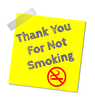 No Smoking Appreciation Note PNG image