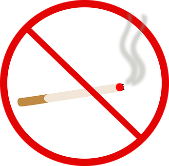 No Smoking Sign Graphic PNG image