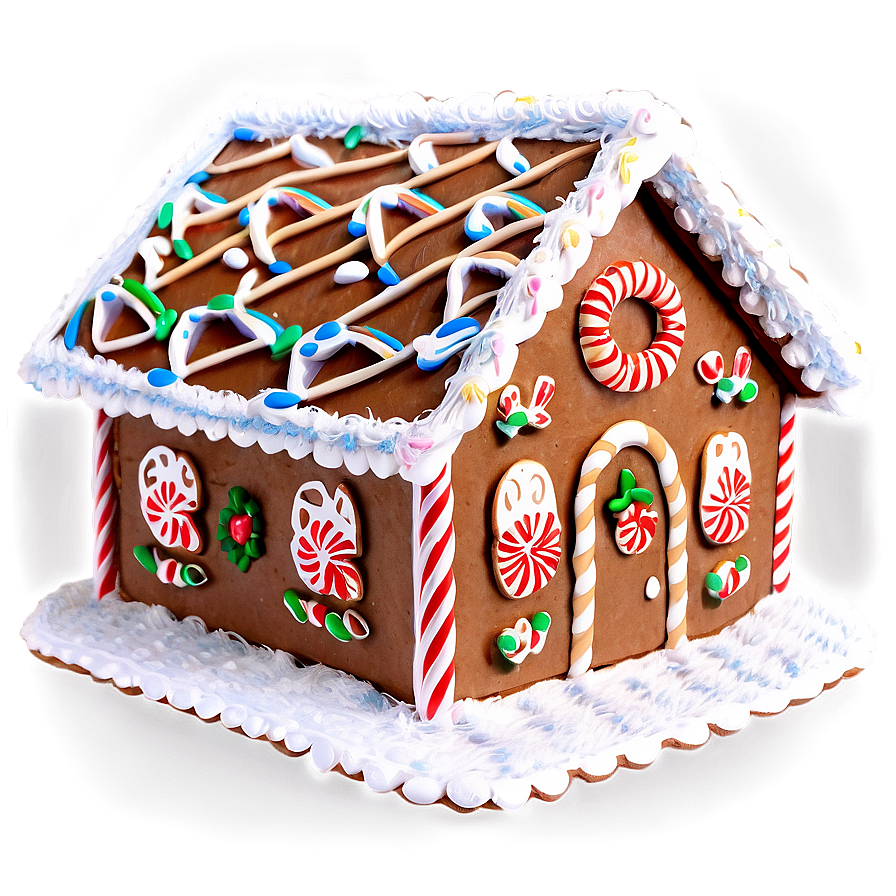 Noel Gingerbread House Png Qbc PNG image