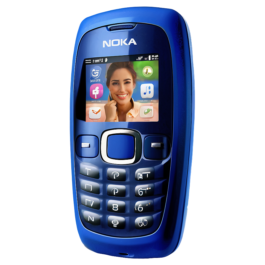 Nokia Phone In Blue Png 69 PNG image