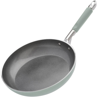 Nonstick Frying Pan Gray Handle PNG image