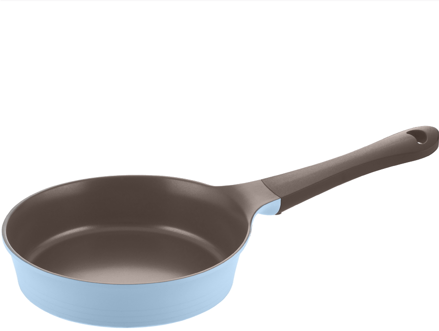 Nonstick Frying Pan Side View PNG image