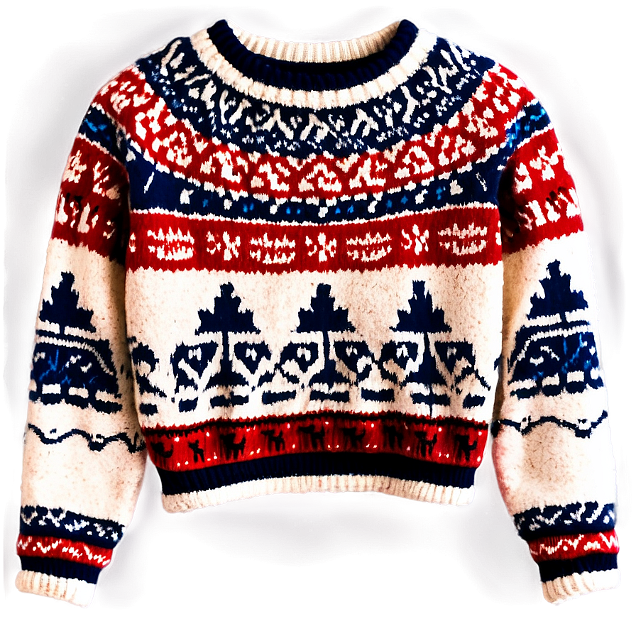 Nordic Sweater Pattern Png 38 PNG image