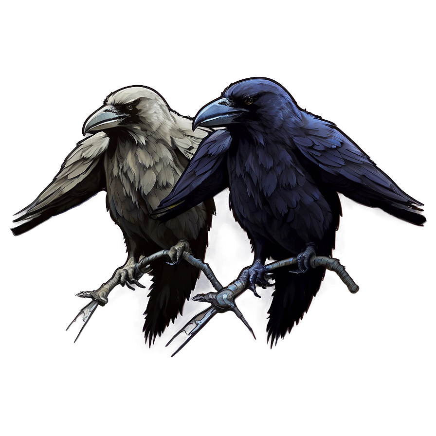 Norse Mythology Ravens Png 06122024 PNG image