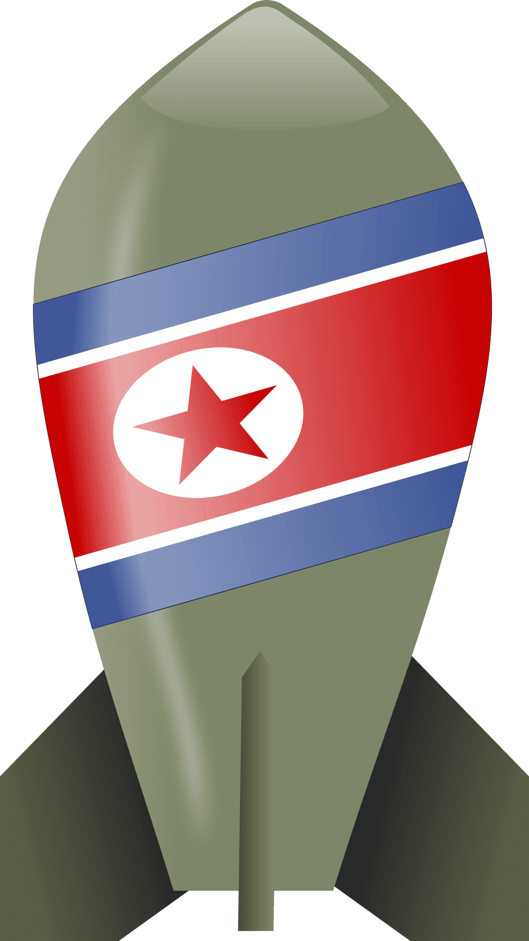 North Korean Nuclear Warhead Illustration PNG image