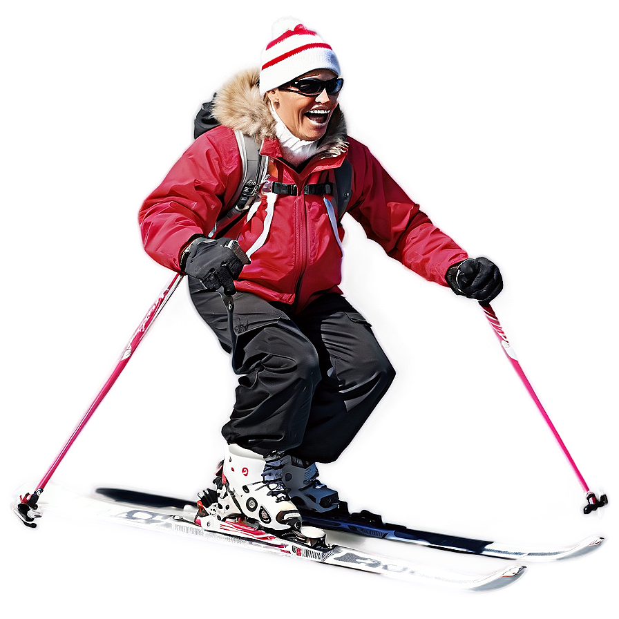 North Pole Cross Country Skiing Png 06122024 PNG image