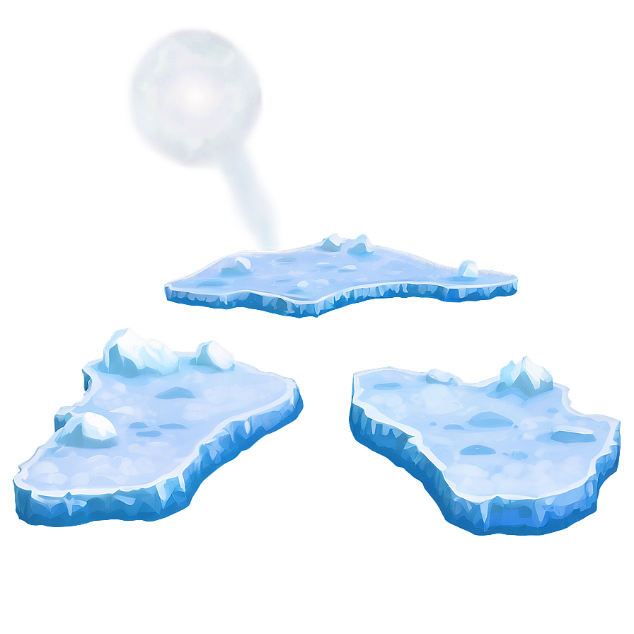 North Pole Ice Floe Png Egi PNG image