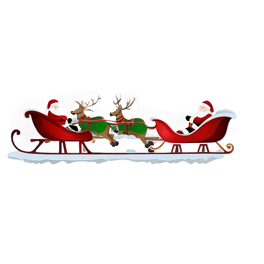 North Pole Sleigh Ride Journey Png 21 PNG image