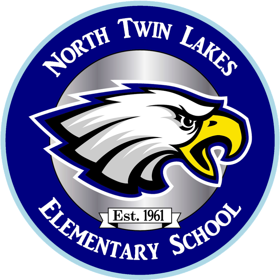 North Twin Lakes Elementary School Eagle Logo PNG image