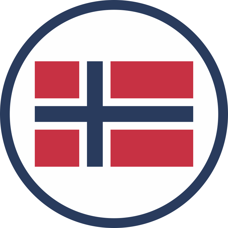 Norwegian Flag Graphic PNG image